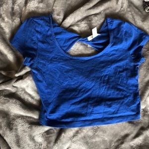 Twisted Back Crop Top